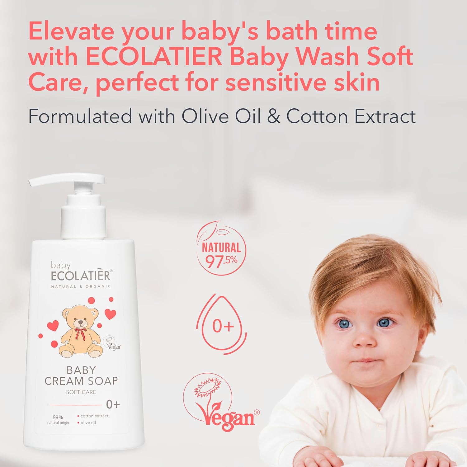 Soap for baby sensitive fashion skin